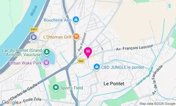 Localisation Résidence les Terrasses du Ventoux