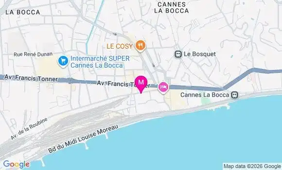 Localisation Centre de Santé Polyvalent Cannes Beach