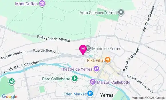 Localisation Centre de Santé Yerres
