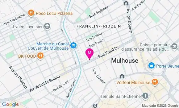 Localisation Centre de Santé Dentaire