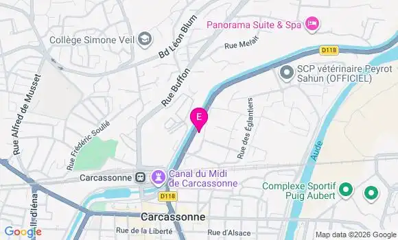 Localisation Ehpad Résidence les Berges du Canal