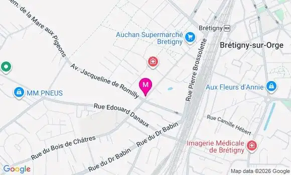 Localisation Centre de Santé Dentaire Apsb le Plessis Pate