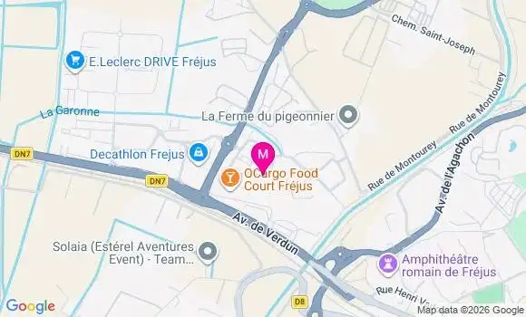 Localisation Centre de Santé Médical et Dentaire Frejus