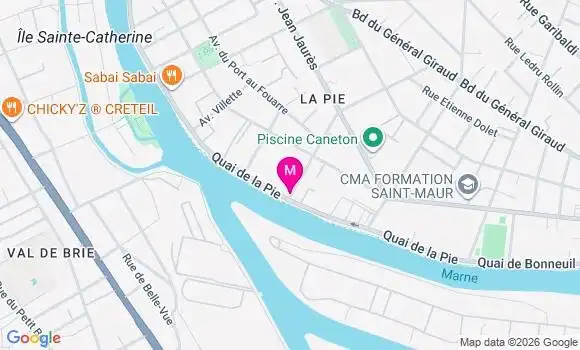 Localisation Centre de Santé Médico Dentaire la Varenne
