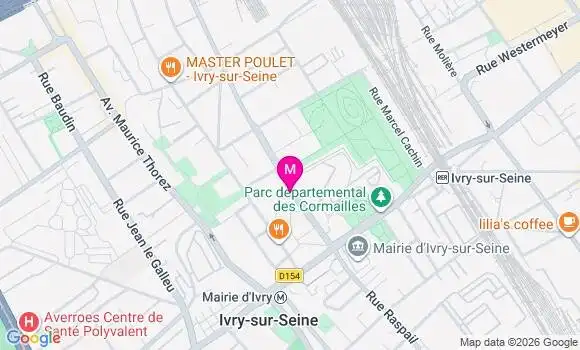 Localisation Centre de Santé Médico Dentaire Ivry