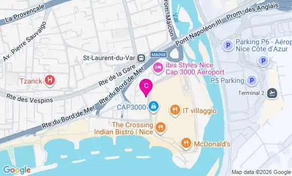 Localisation Centre de Santé Dentaire du Cap