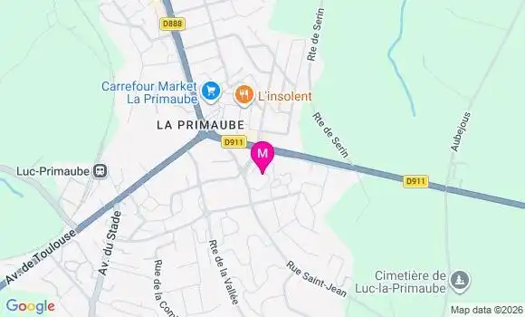 Localisation Ehpad Sainte Anne