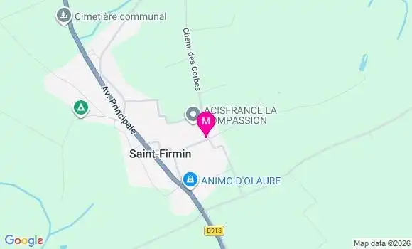 Localisation Maison de Retraite de la Compassion