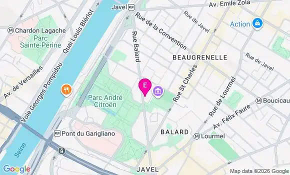 Localisation Centre de Santé Médico Dentaire Balard