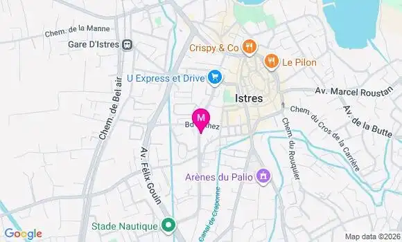 Localisation Centre de Santé Oxance Istres