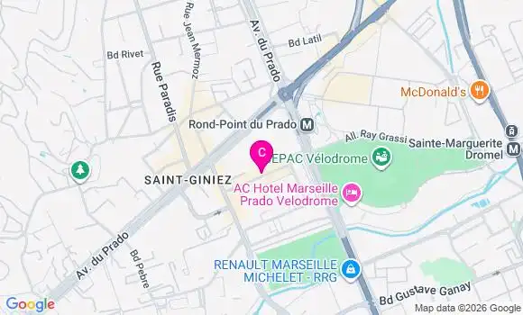 Localisation Centre de Santé Clinadent Negresko