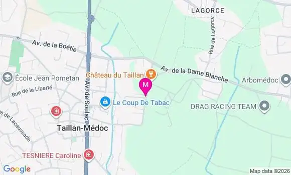 Localisation Ehpad Résidence la Boetie