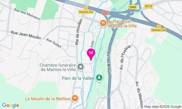 Localisation Ehpad La Fontaine Medicis