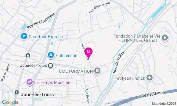 Localisation Ehpad Debrou