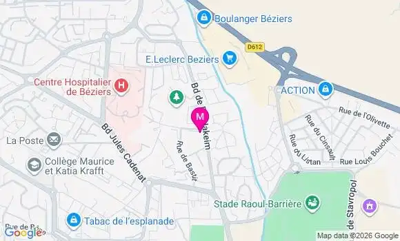 Localisation Ehpad La Meridienne