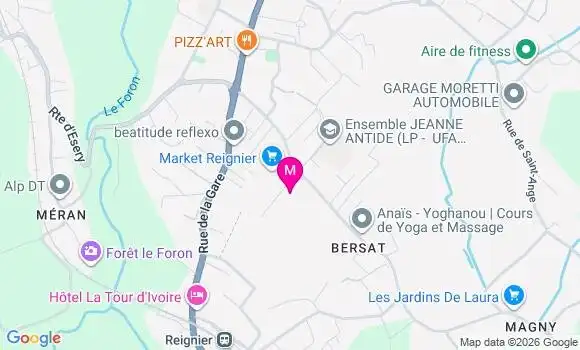 Localisation Ehpad Reignier