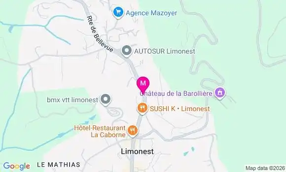 Localisation Ehpad La Vigie des Monts d