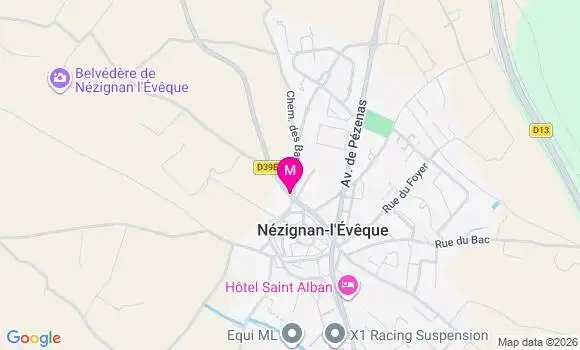 Localisation Ehpad Les Amandiers