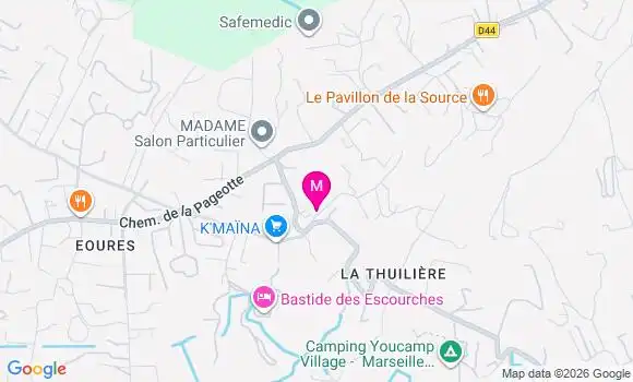 Localisation Résidence la Maison de Fannie