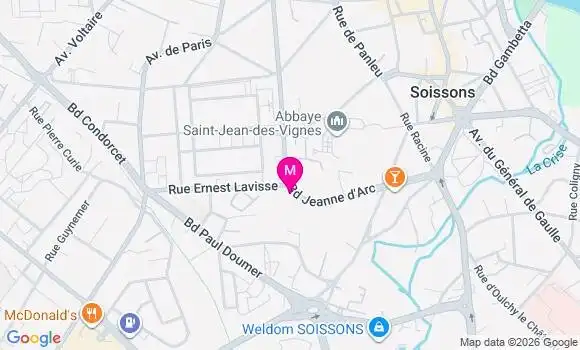 Localisation Ehpad Soissons