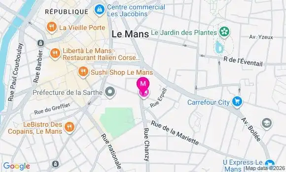 Localisation Ehpad Berengere