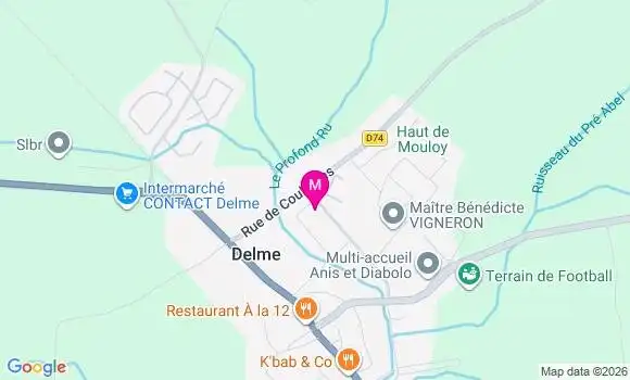 Localisation Ehpad Les Acacias