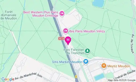 Localisation Ehpad Résidence du Parc de Meudon