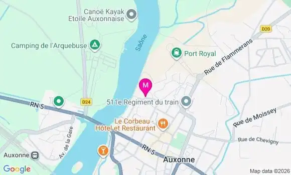 Localisation Ehpad Le Val de Saone