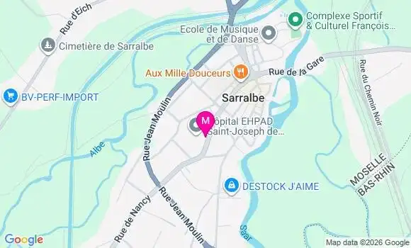 Localisation Ehpad Saint Joseph