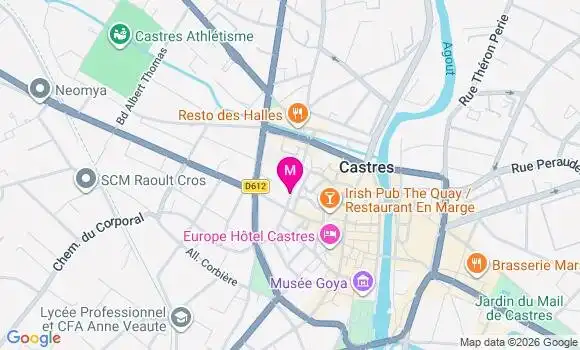 Localisation Ehpad Agir Castres