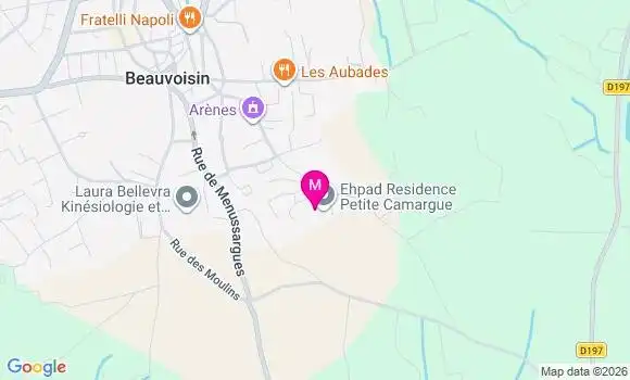 Localisation Ehpad Résidence Petite Camargue