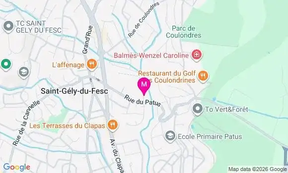 Localisation Ehpad Korian les Gardioles