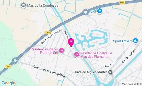 Localisation Ehpad Cote Canal