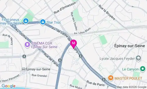Localisation Centre Ophtalmologique Santé Vision