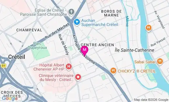 Localisation Centre de Santé Visionneo