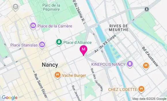 Localisation Centre de Santé Saint Georges