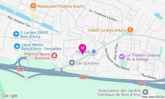 Localisation Centre de Santé Gm2a