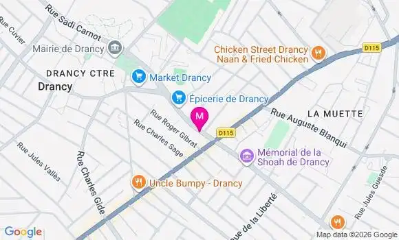 Localisation Centre de Santé Pole Médico Dentaire des 4 Routes
