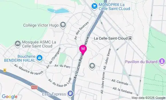 Localisation Centre de Santé Medvision