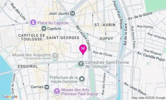 Localisation Centre Ophtalmologique Saint Georges