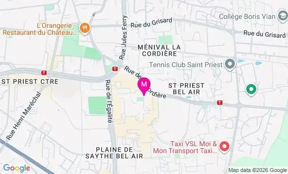 Localisation Ehpad Les Alizes
