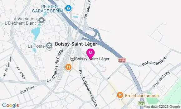 Localisation Centre de Santé Espace Dentaire Boissy