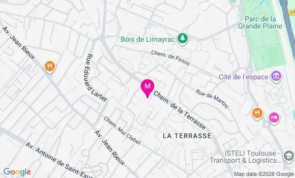 Localisation Centre de Santé Toulouse la Terrasse