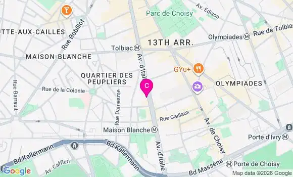 Localisation Centre de Santé Italie