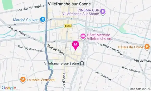 Localisation Centre de Santé Dentaire