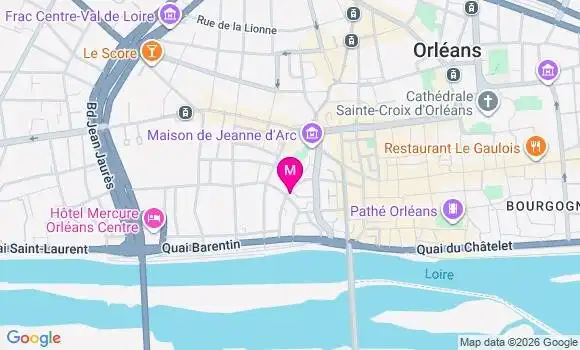Localisation Centre de Santé du Plannig Familial 45