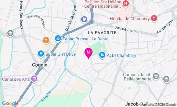 Localisation Centre Rond Point Santé