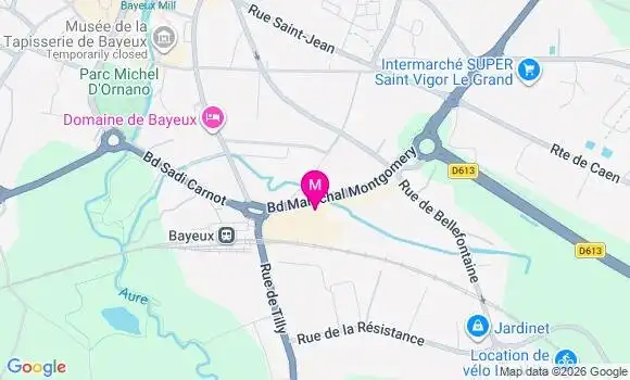 Localisation Centre Hello Santé Bayeux