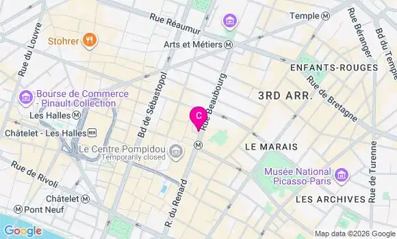 Localisation Centre de Santé Dentaire Pompidou