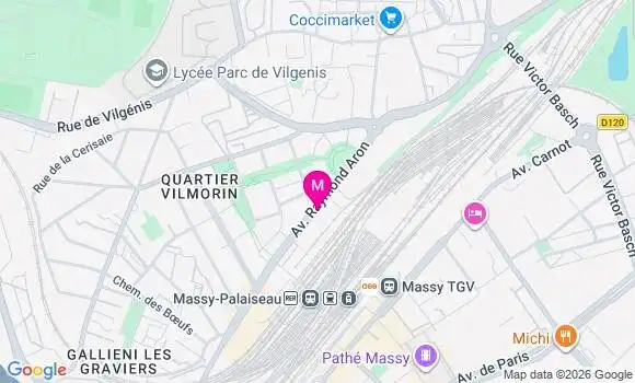 Localisation Centre de Santé Médico Dentaire Vilmorin